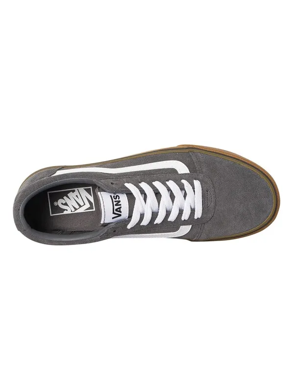 Vans Ward Suede Trainers - Pewter/Gum