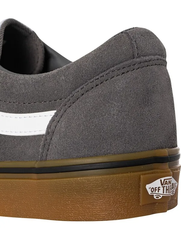 Vans Ward Suede Trainers - Pewter/Gum