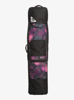 Vermont Wheelie 127L Snowboard Travel Bag - True Black Pansy Pansy