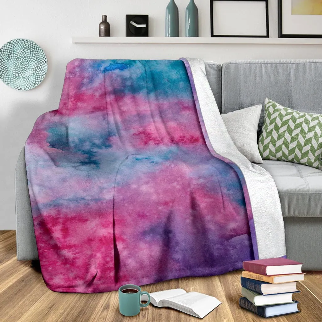 Watercolor Pink Premium Blanket