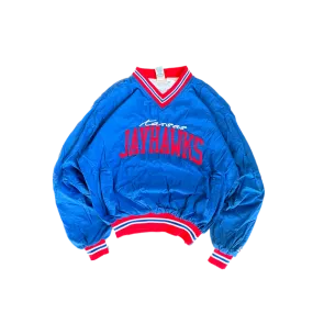 WESTSIDE STOREY VINTAGE | VINTAGE 90'S RUSSELL KANSAS UNIVERSITY WINDBREAKER JACKET - BLUE