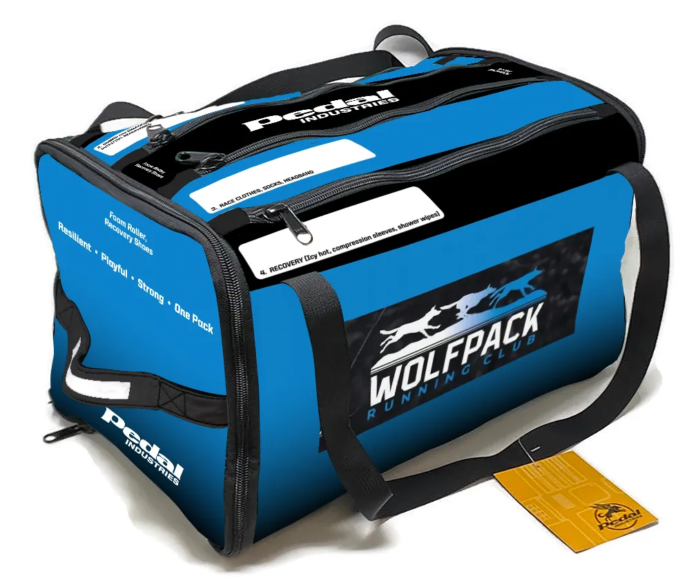 Wolfpack 2022 RUNNING RACEDAY BAG Blue