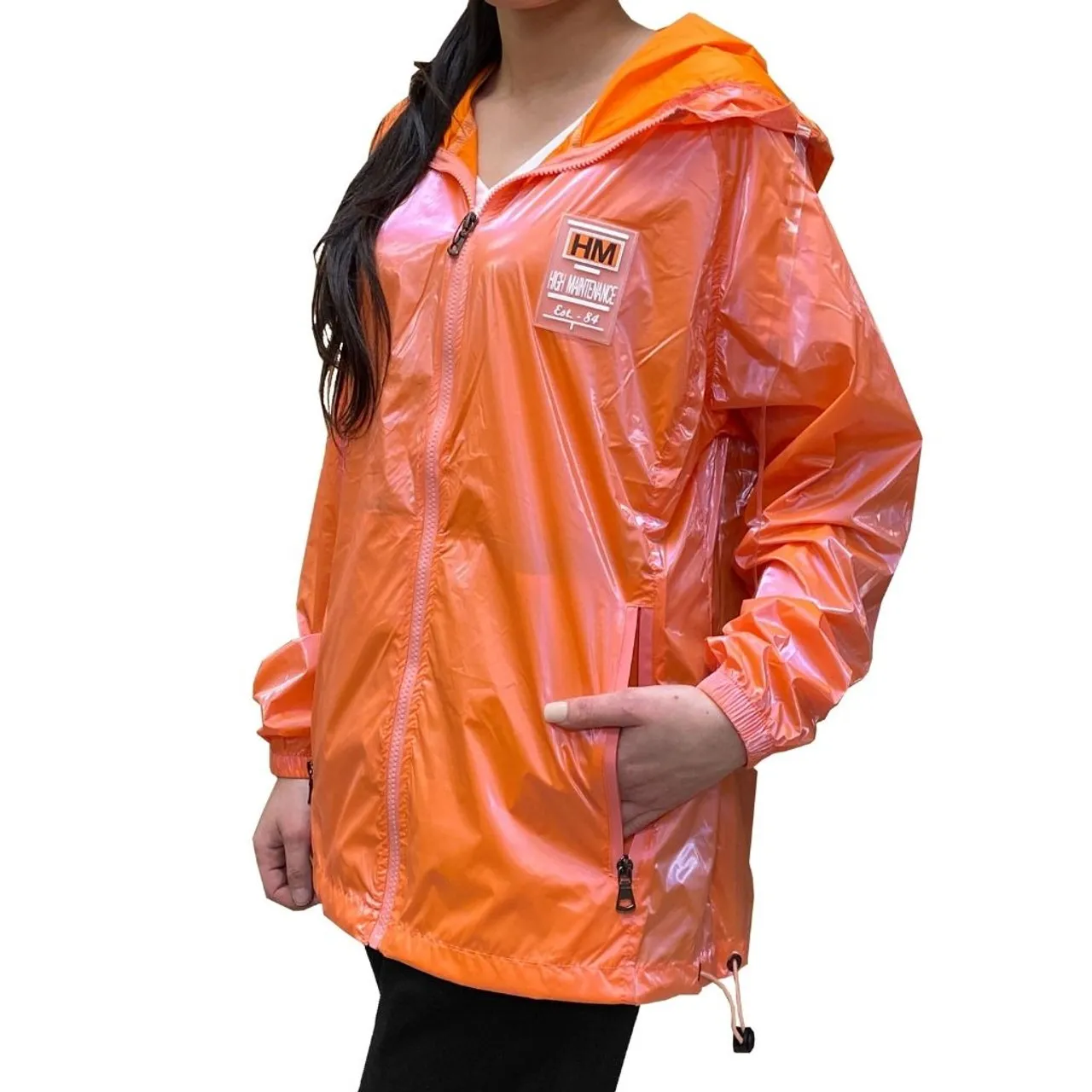 Women's Hooded Windbreaker Jacket