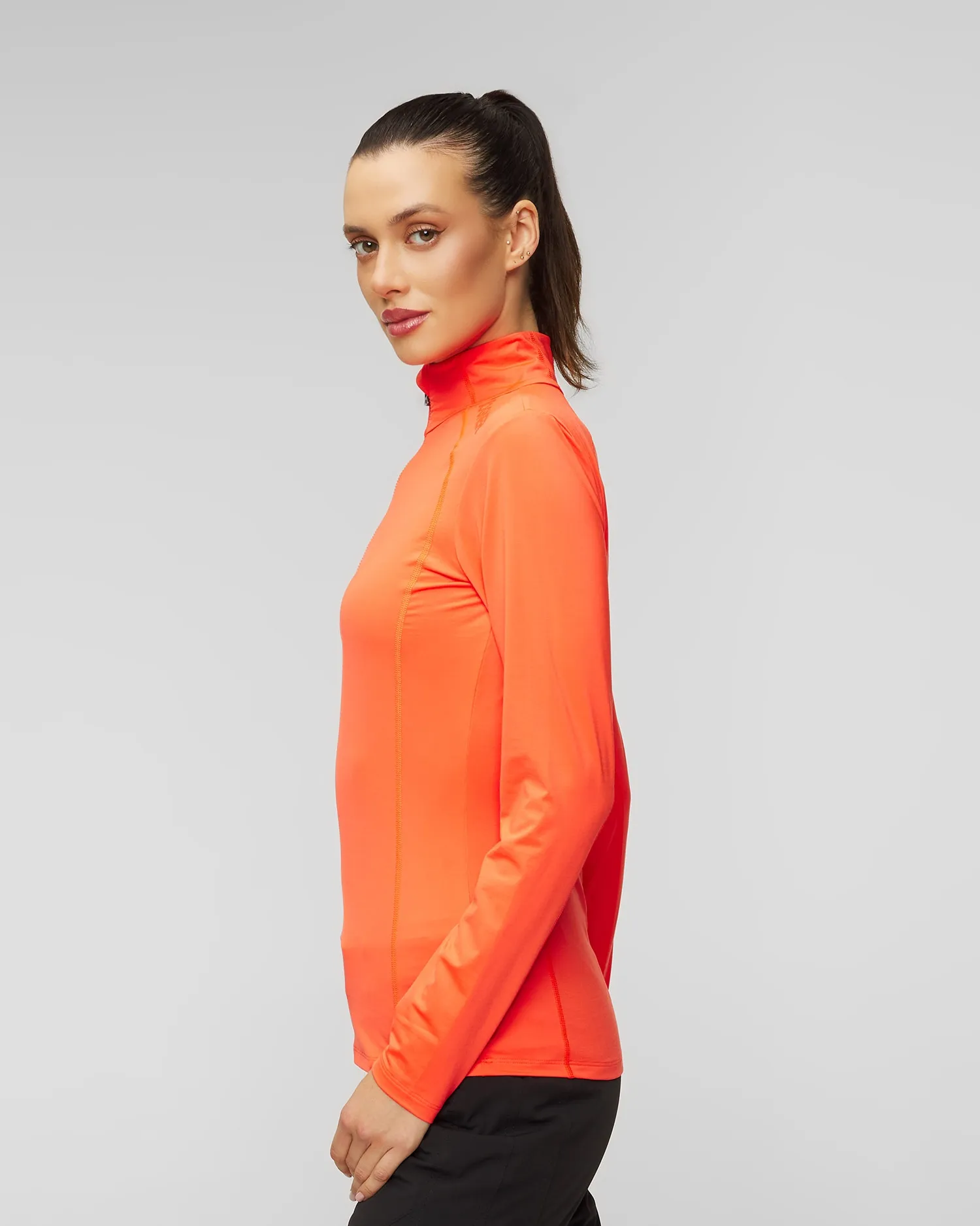 Women's orange turtleneck BOGNER Medita  51725953-564