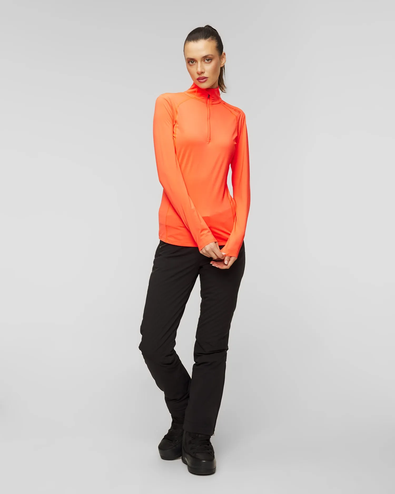 Women's orange turtleneck BOGNER Medita  51725953-564