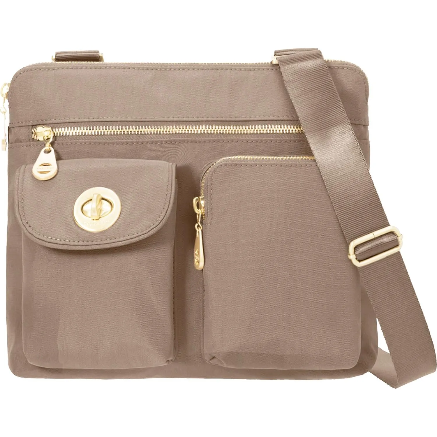 Women's Baggallini Melbourne Crossbody Portobello Nylon