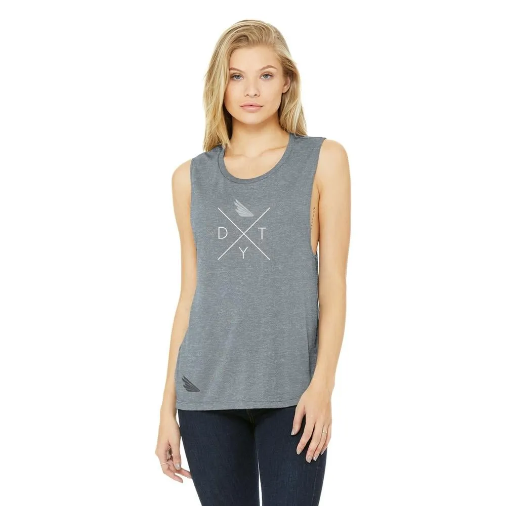 Women's DYT Flowy Scoop Muscle Tank