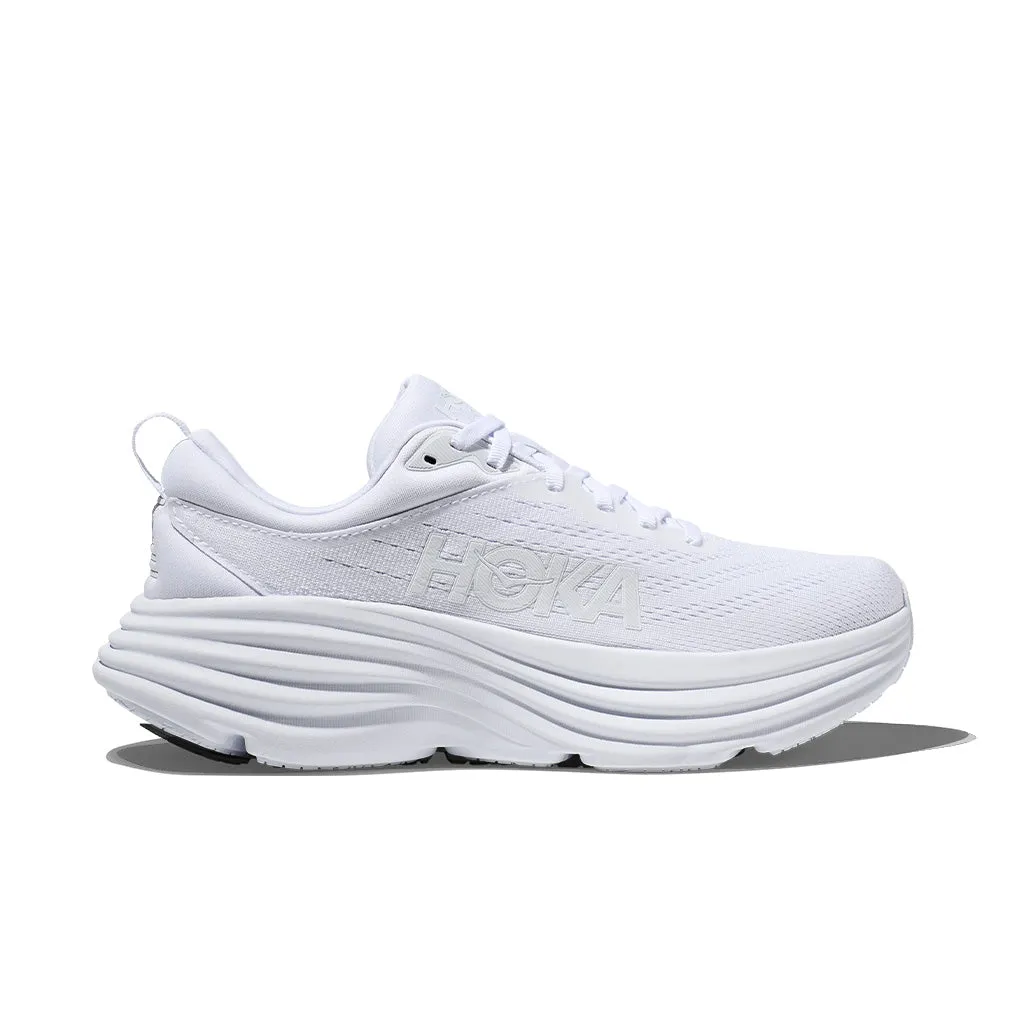 Womens Hoka Bondi 8 'White'