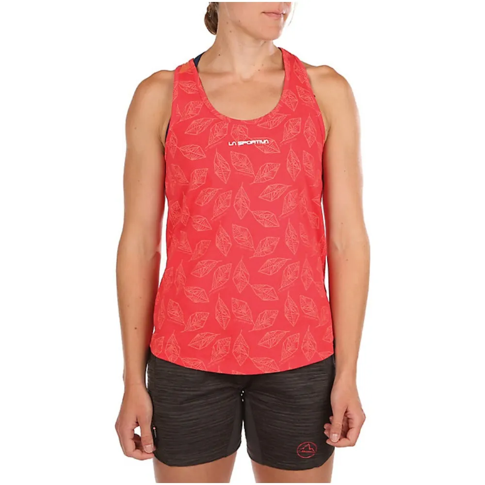 Women's Leaf Tank - Hibiscus - Large