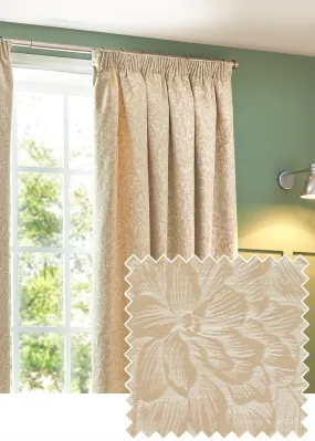 Wylder Nature Grantley Jacquard Pencil Pleat Curtains