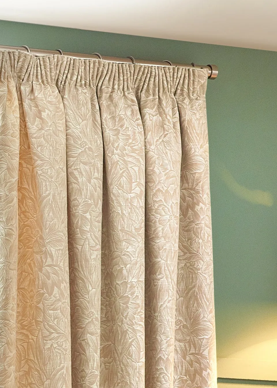 Wylder Nature Grantley Jacquard Pencil Pleat Curtains