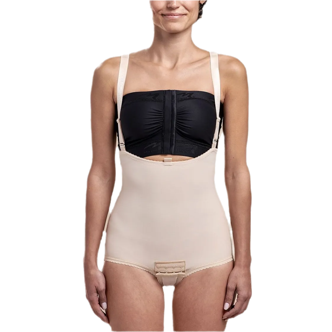 Zipperless Girdle With Suspenders Bikini Length FBA2